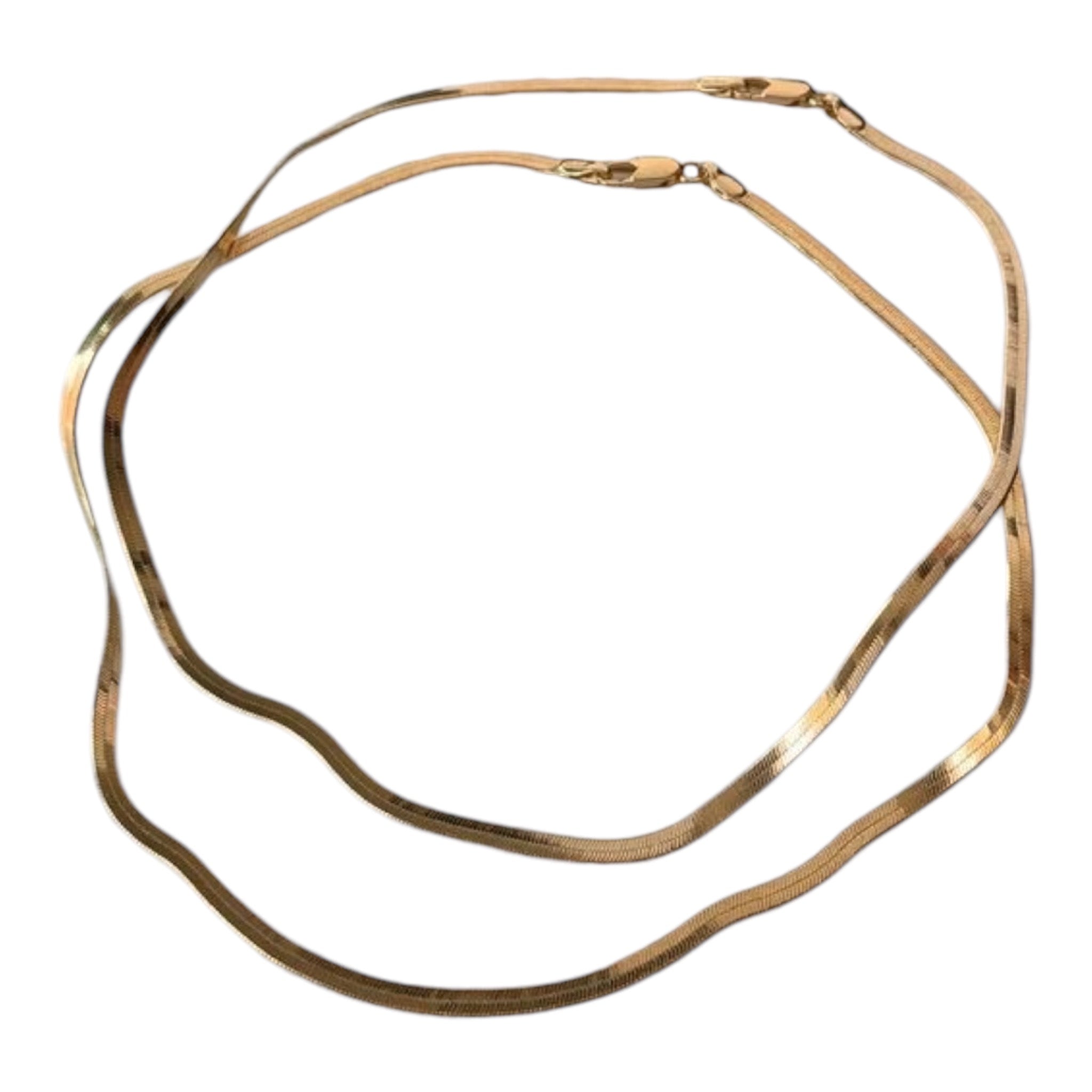 Collana Serpente in Acciaio Inossidabile Placcato Oro 18 Carati