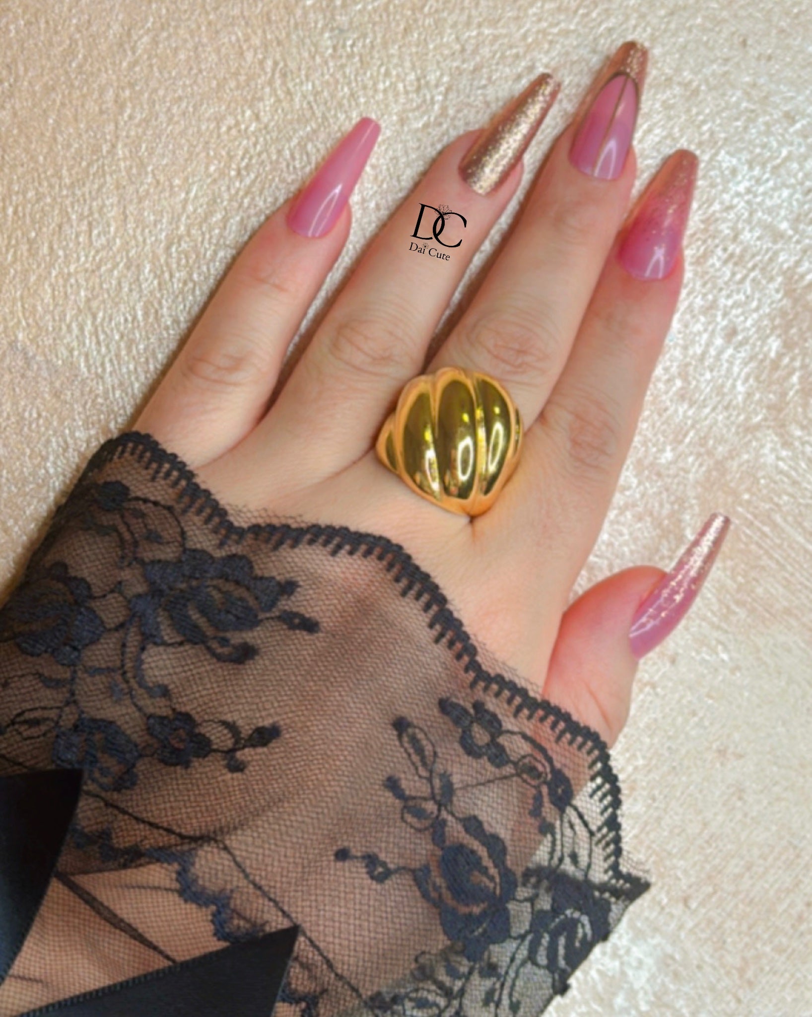 Anello “Onda Dorata”
