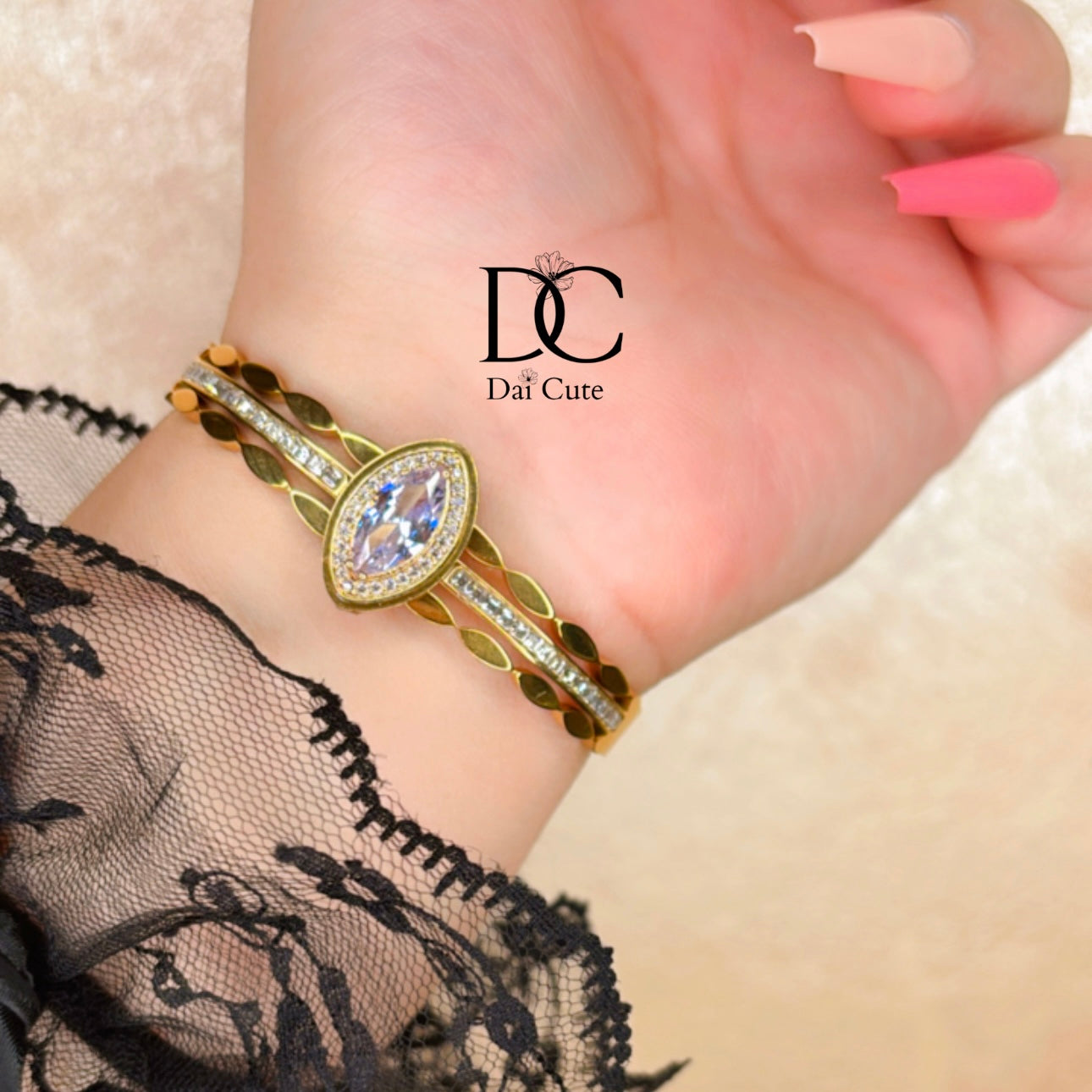 Bracciale Pietra bianca