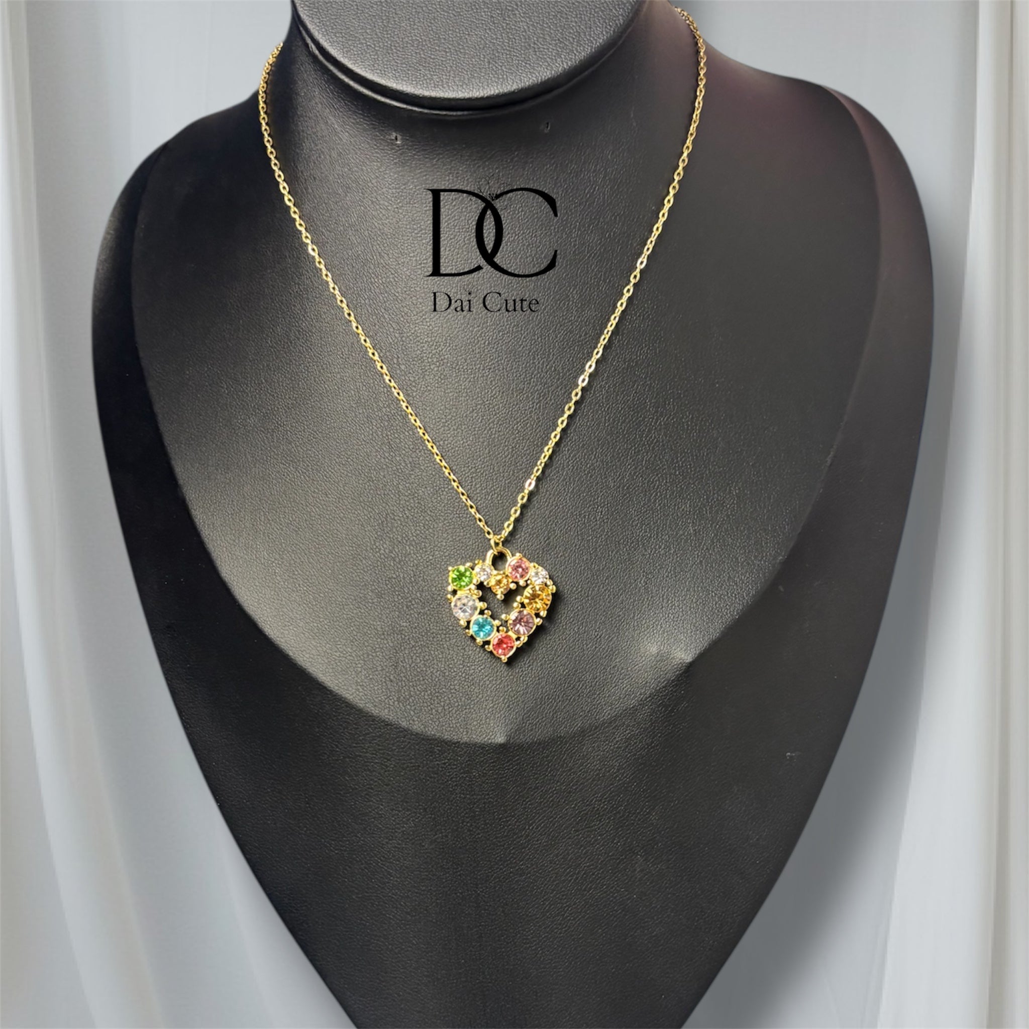 Collana Cuore Colorato