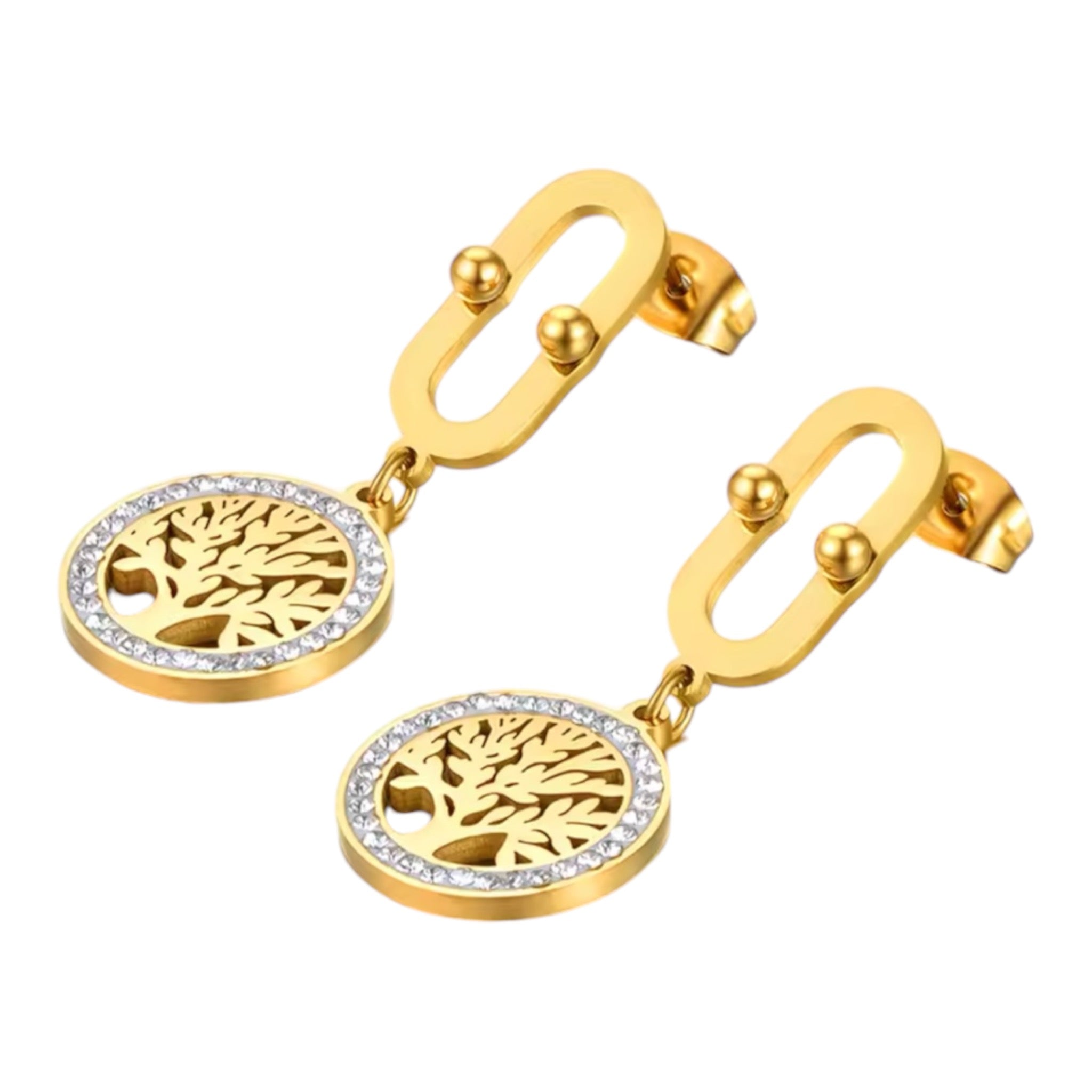 Orecchini Albero della Vita in Oro 18 Carati