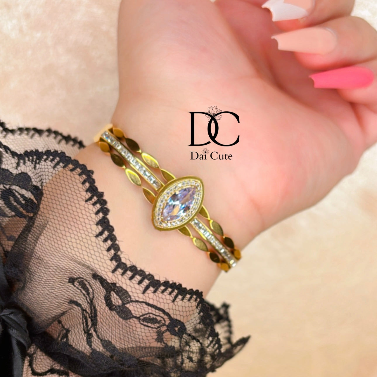 Bracciale Pietra bianca