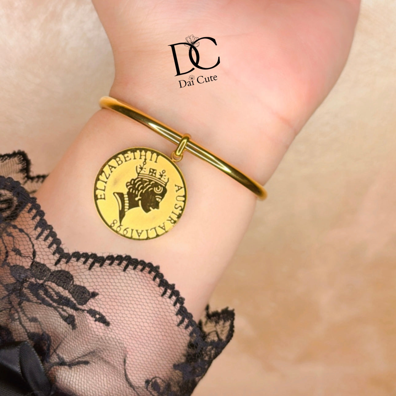 Bracciale medaglione Elisabetta