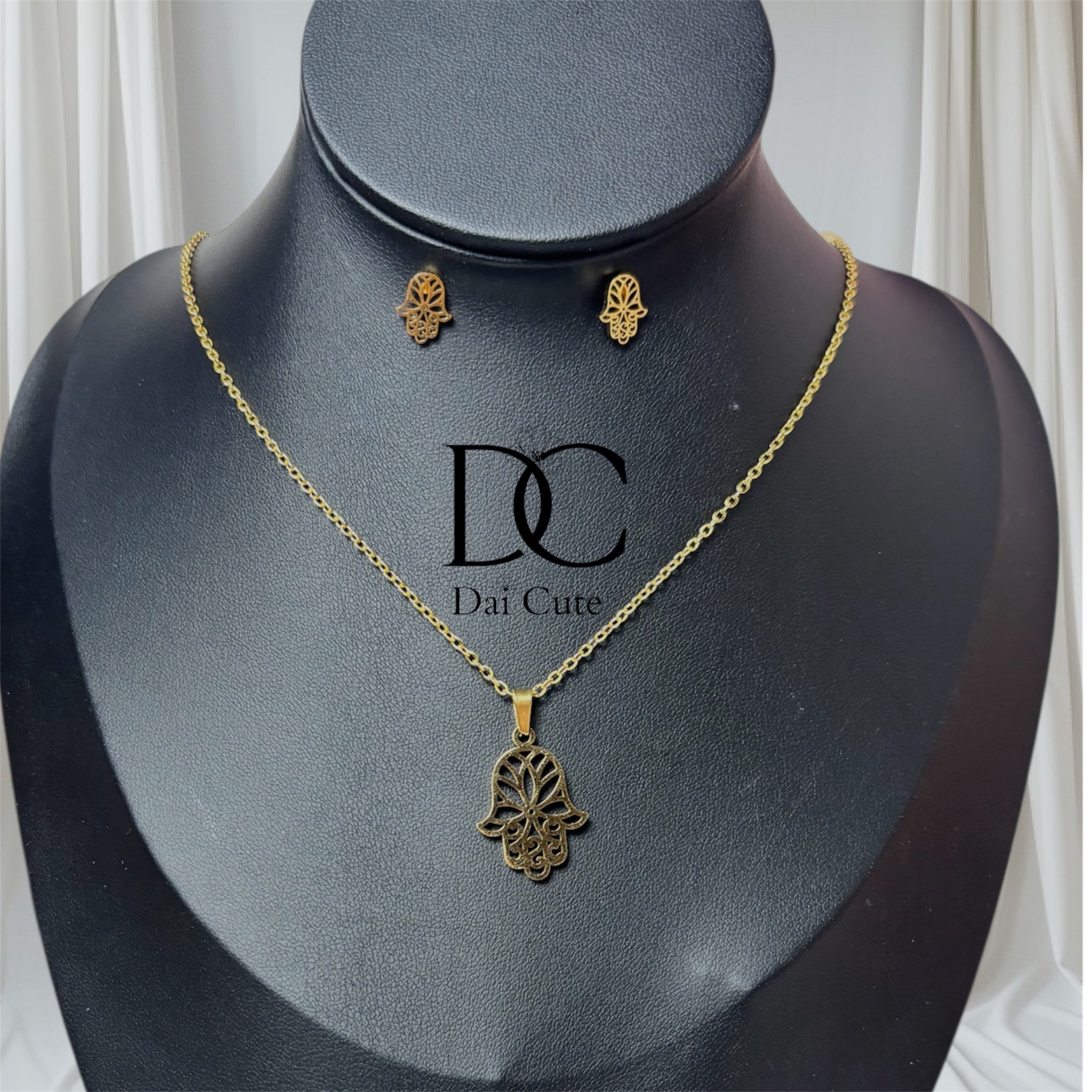 Set Khamsa 🪬 Collana orecchini
