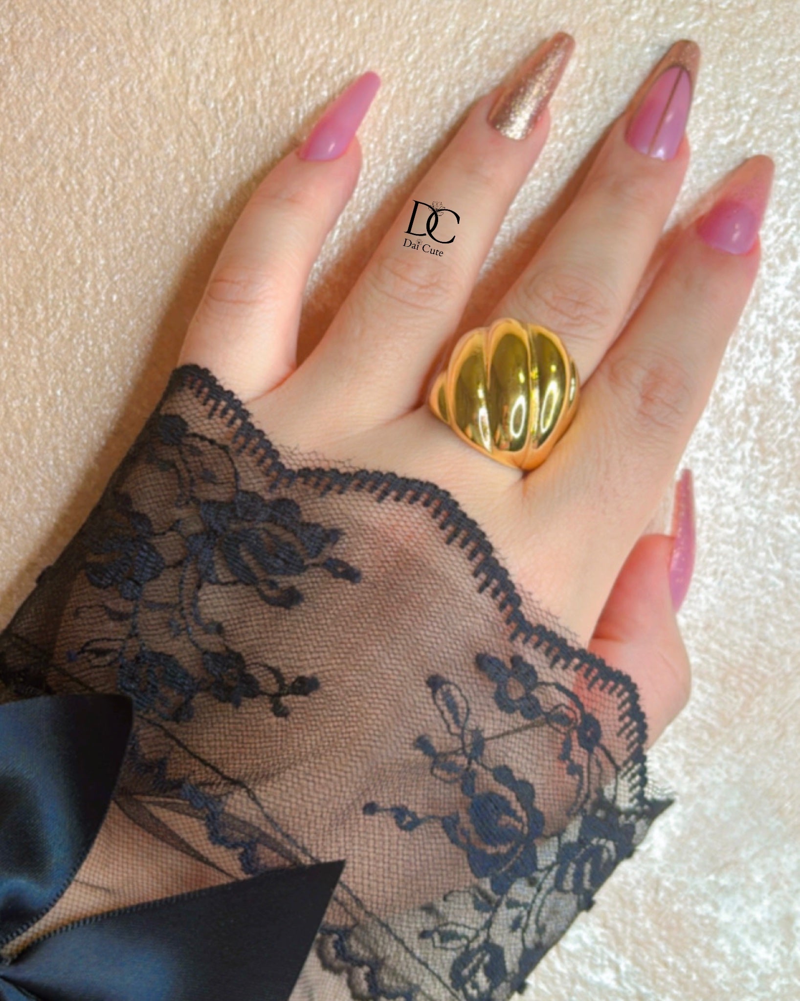 Anello “Onda Dorata”