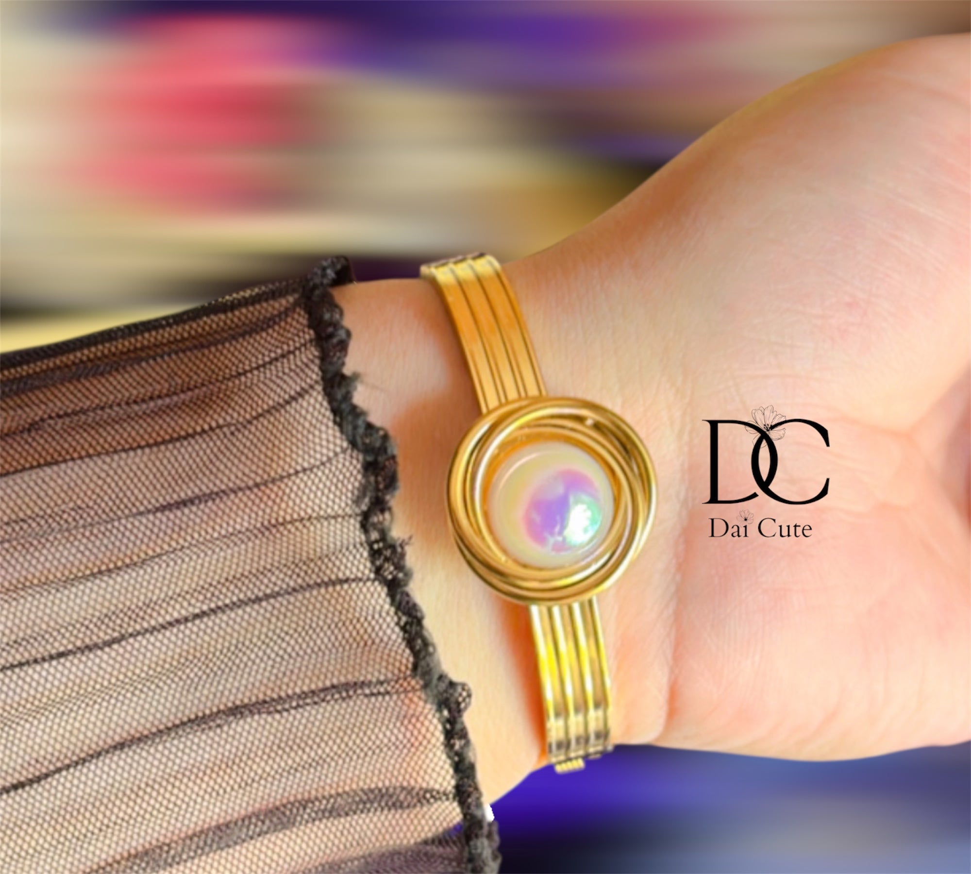 Bracciale perla bianca