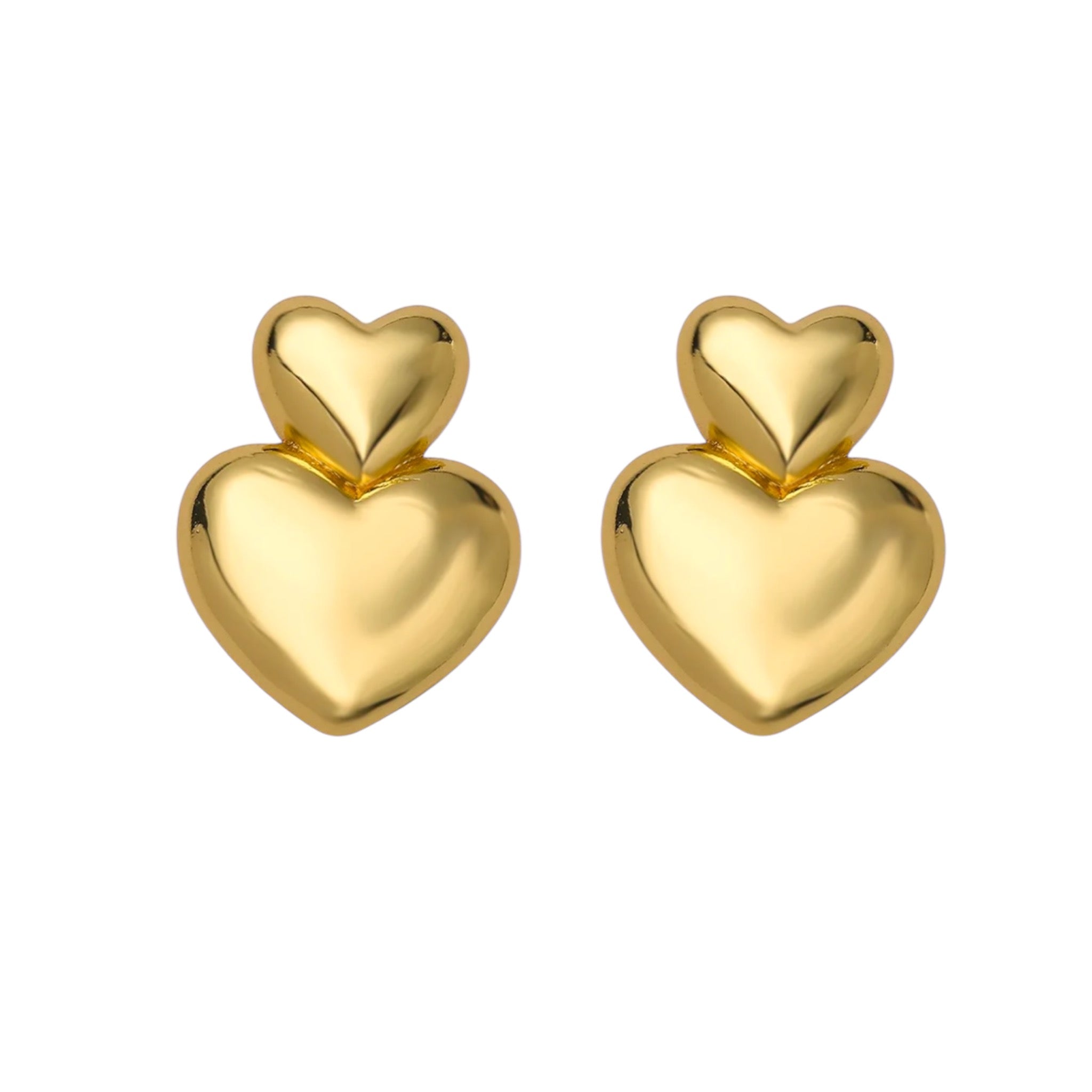 Orecchini Cuore Doppio