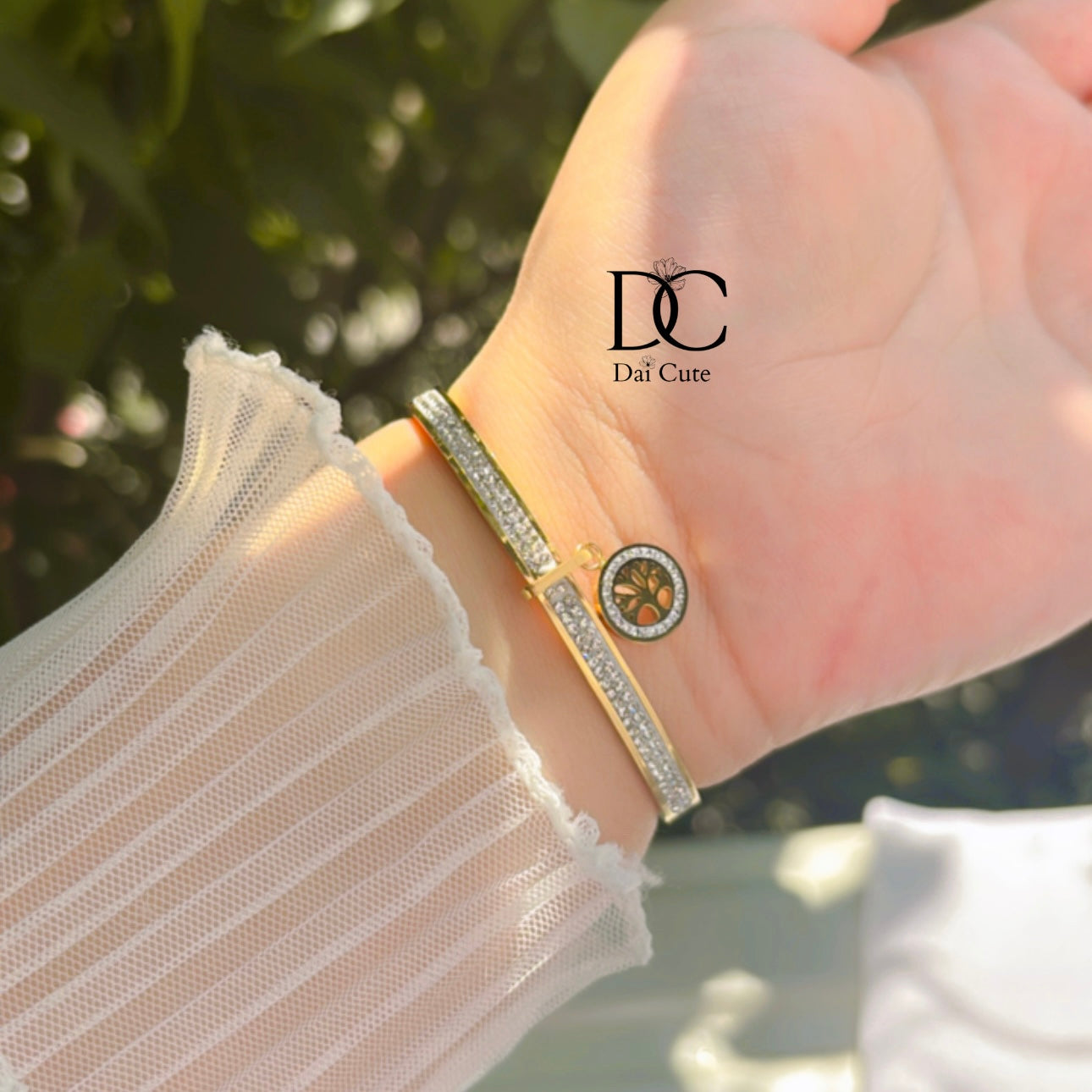18K Gold Plated Tree of Life Bracelet
