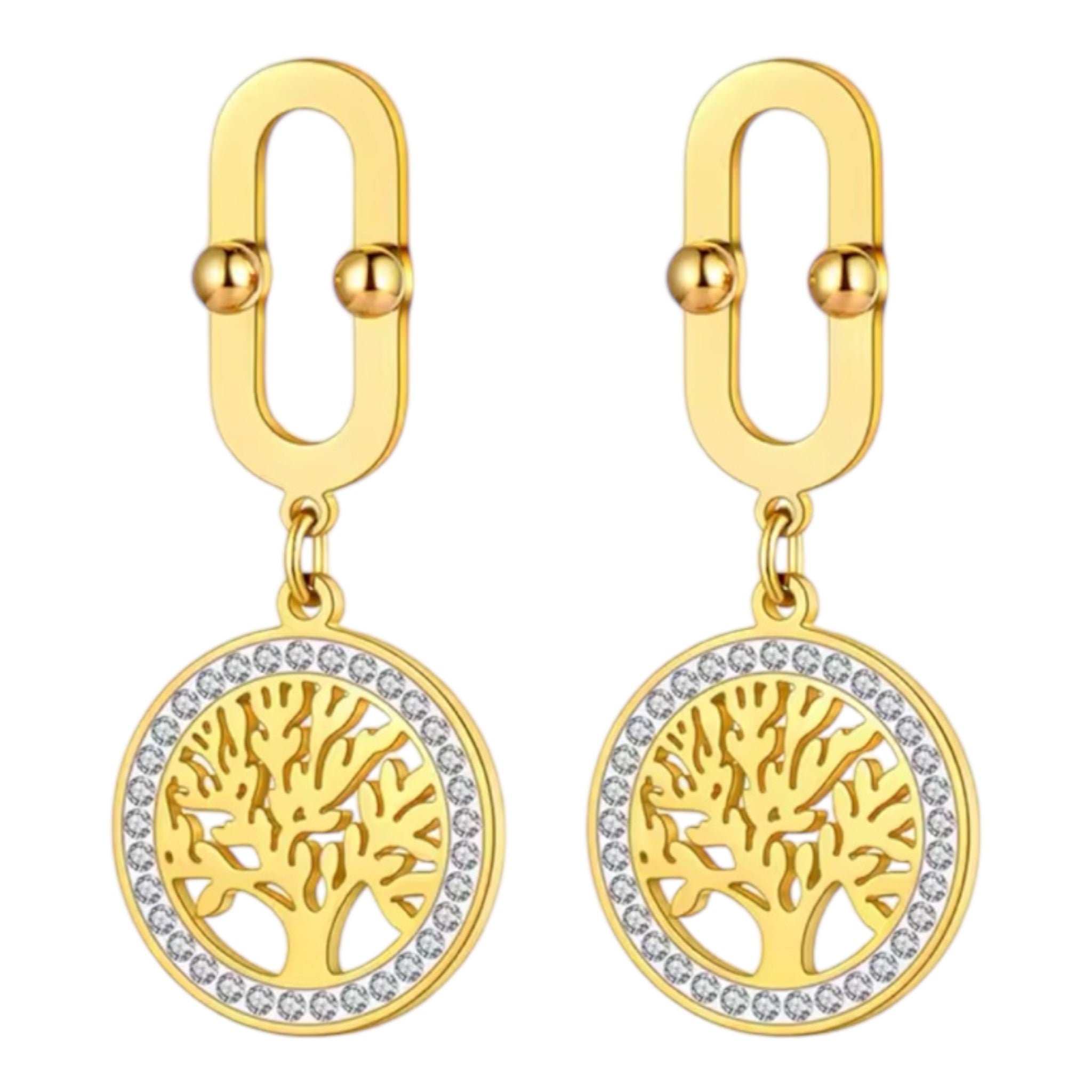 Orecchini Albero della Vita in Oro 18 Carati