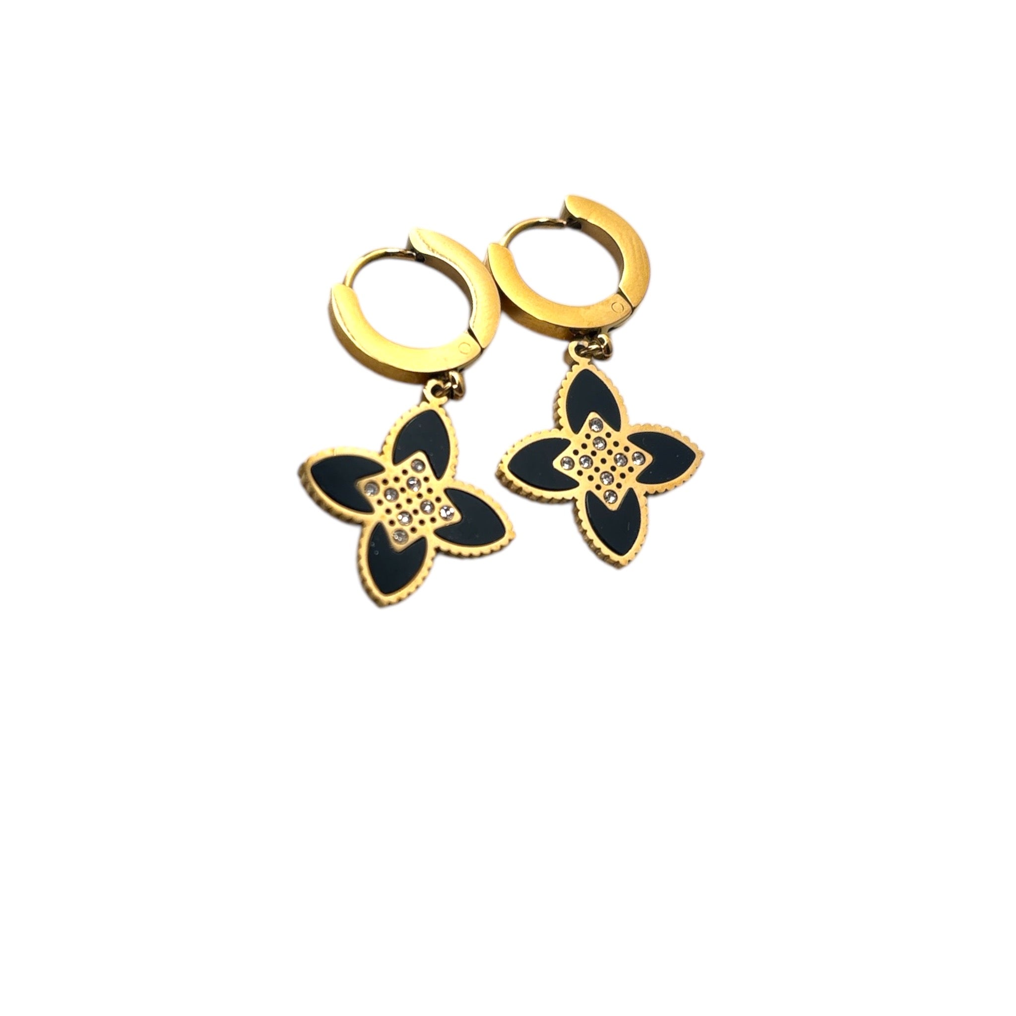 Orecchini Fiore di Notte in Oro 18 Carati