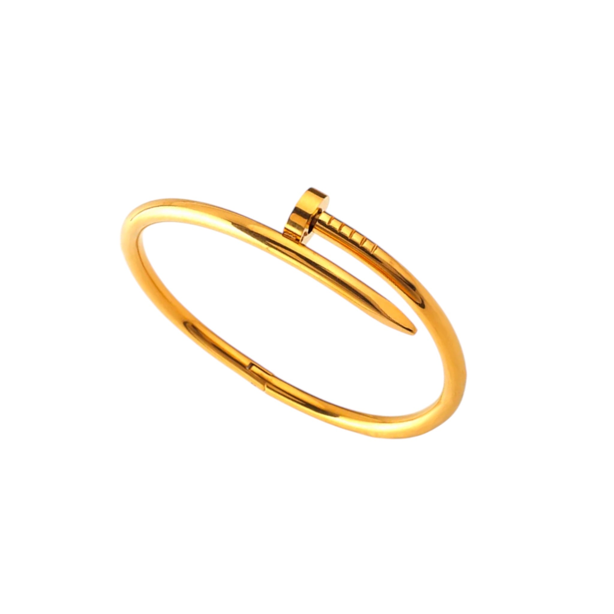 Gold Nail Bracelet