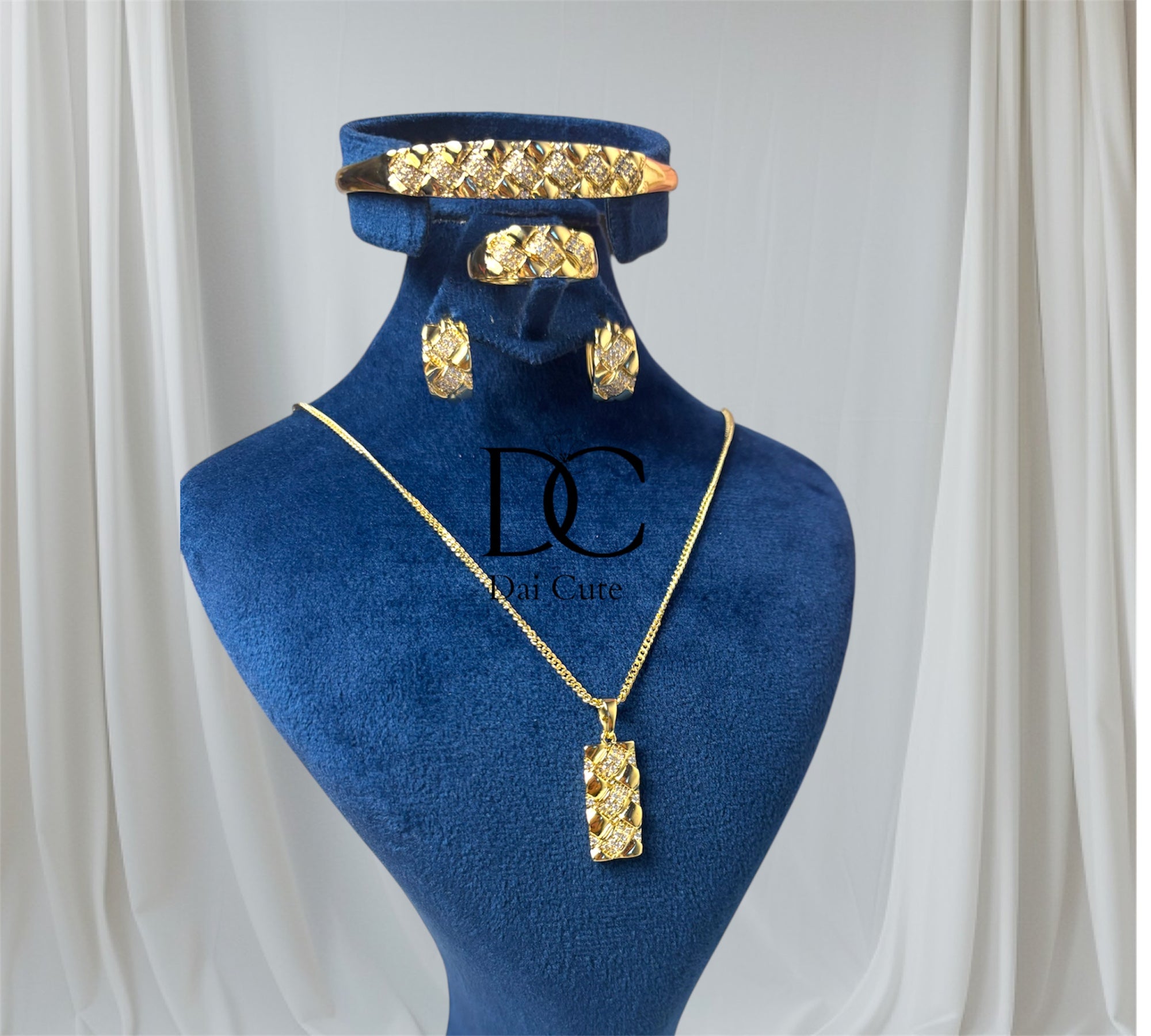 Set Bahia collana orecchini, anello, bracciale