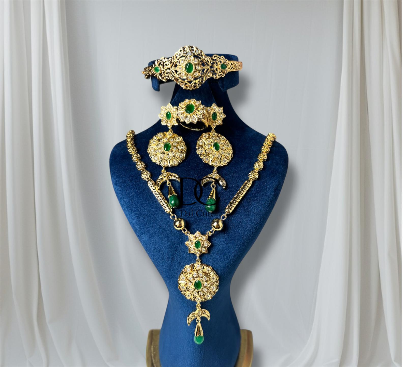 Set Baldi fakhama collana orecchini, anello e bracciale