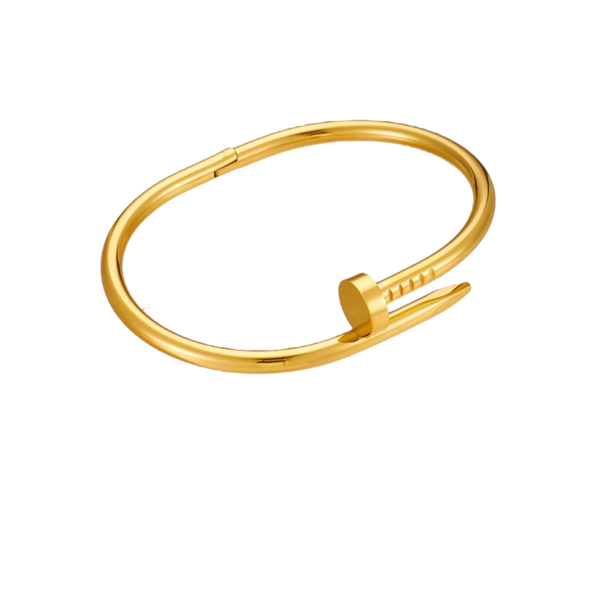 Gold Nail Bracelet