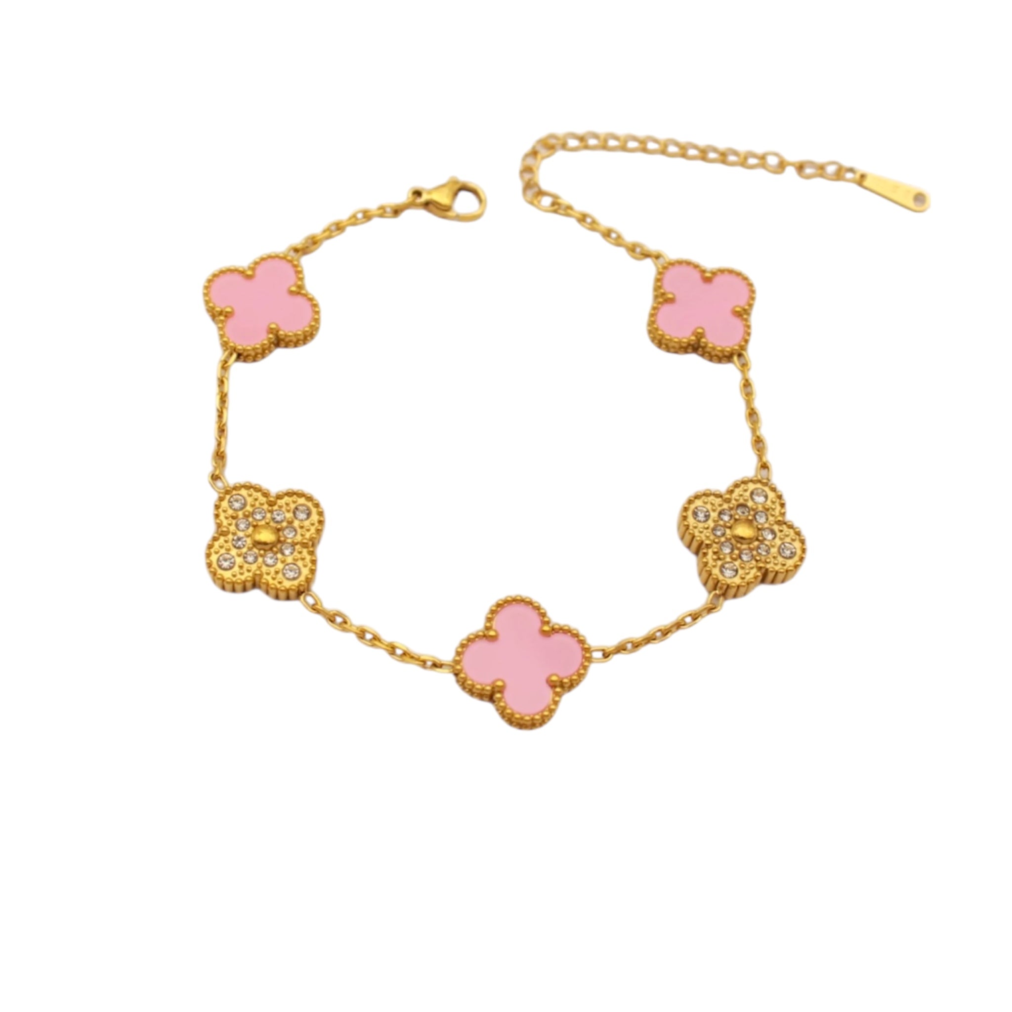 Bracciale Quadrifoglio Rosa Sogno